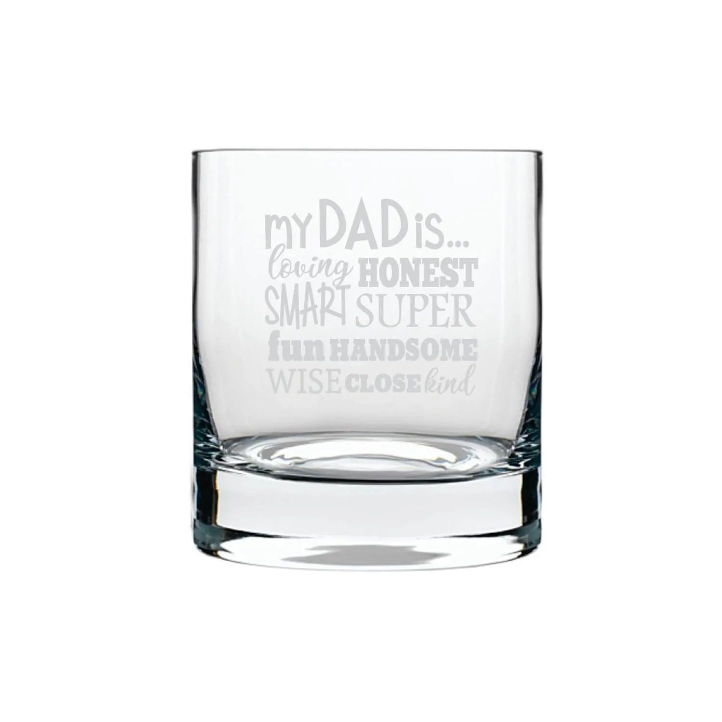 Handsome Cool Dad Whiskey Glass