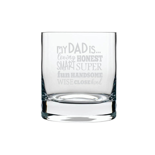 Handsome Cool Dad Whiskey Glass