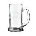 Best Dad Engraved Beer Mug, Personalised Gift