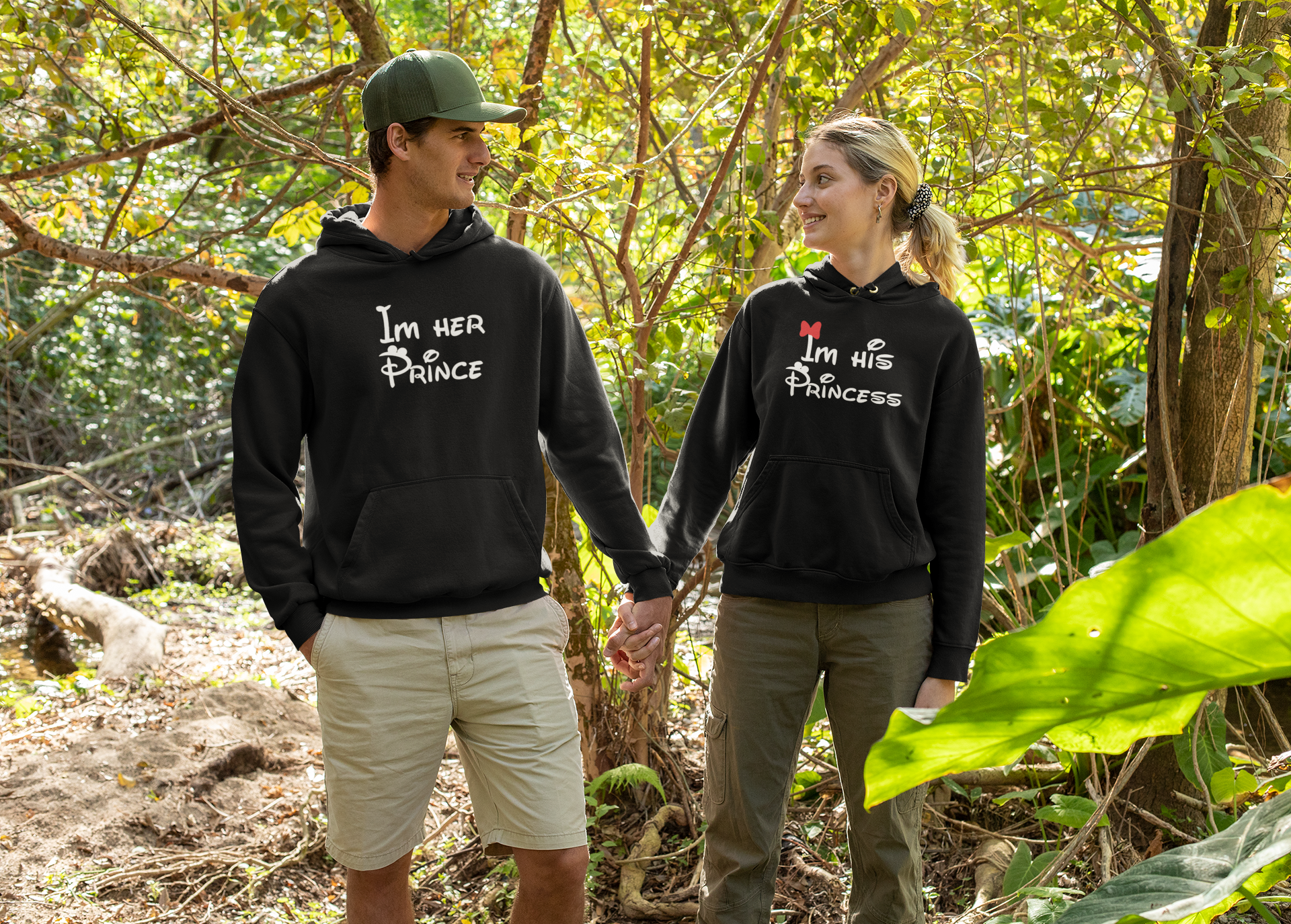 I-am-Her-Prince-I-am-His-Princess-Mickey-Minnie-Couple-sweatshirts-black 1