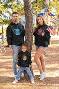 Cute Love Garden Family Hoodies Set - Personalised