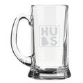 Hubs Husband Engraved Beer Mug - Personalised Gift