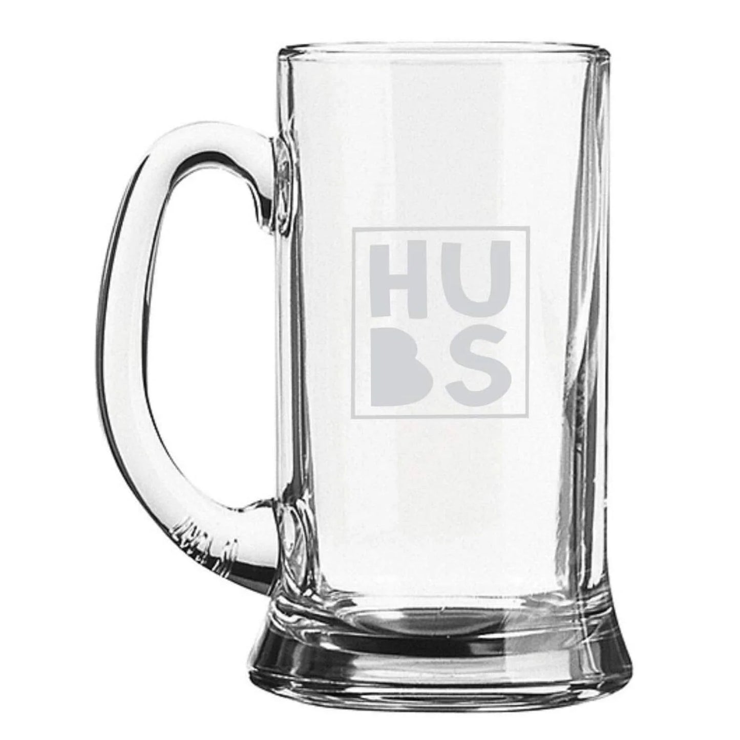 Hubs Husband Engraved Beer Mug