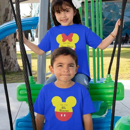 Micky Minnie Big Brother Little Sister T-Shirt