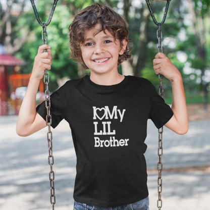 I Love My Lil Brother Printed T-shirt