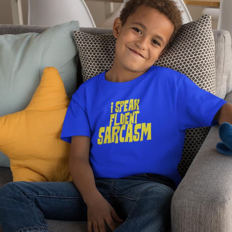 I Speak Fluent Sarcasm Printed T-Shirt