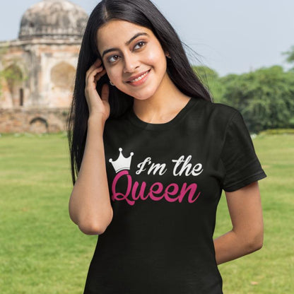 I'm Queen Prince Mom and Son Family T-Shirts