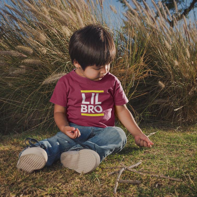 Lil Bro Printed Boys T-Shirt