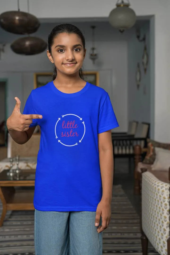 Little Sister Printed Cotton T-Shirt