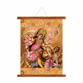 Maa Durga Mahishasur Vadh Canvas Scroll - Navratri Wall Art