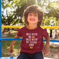 T-Shirt - Mess With My Sister Umm No Printed Cotton Tee