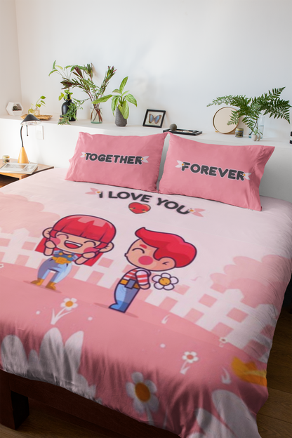 mockup-of-a-duvet-and-two-pillows-in-a-bedroom-with-plant-decorations-31281