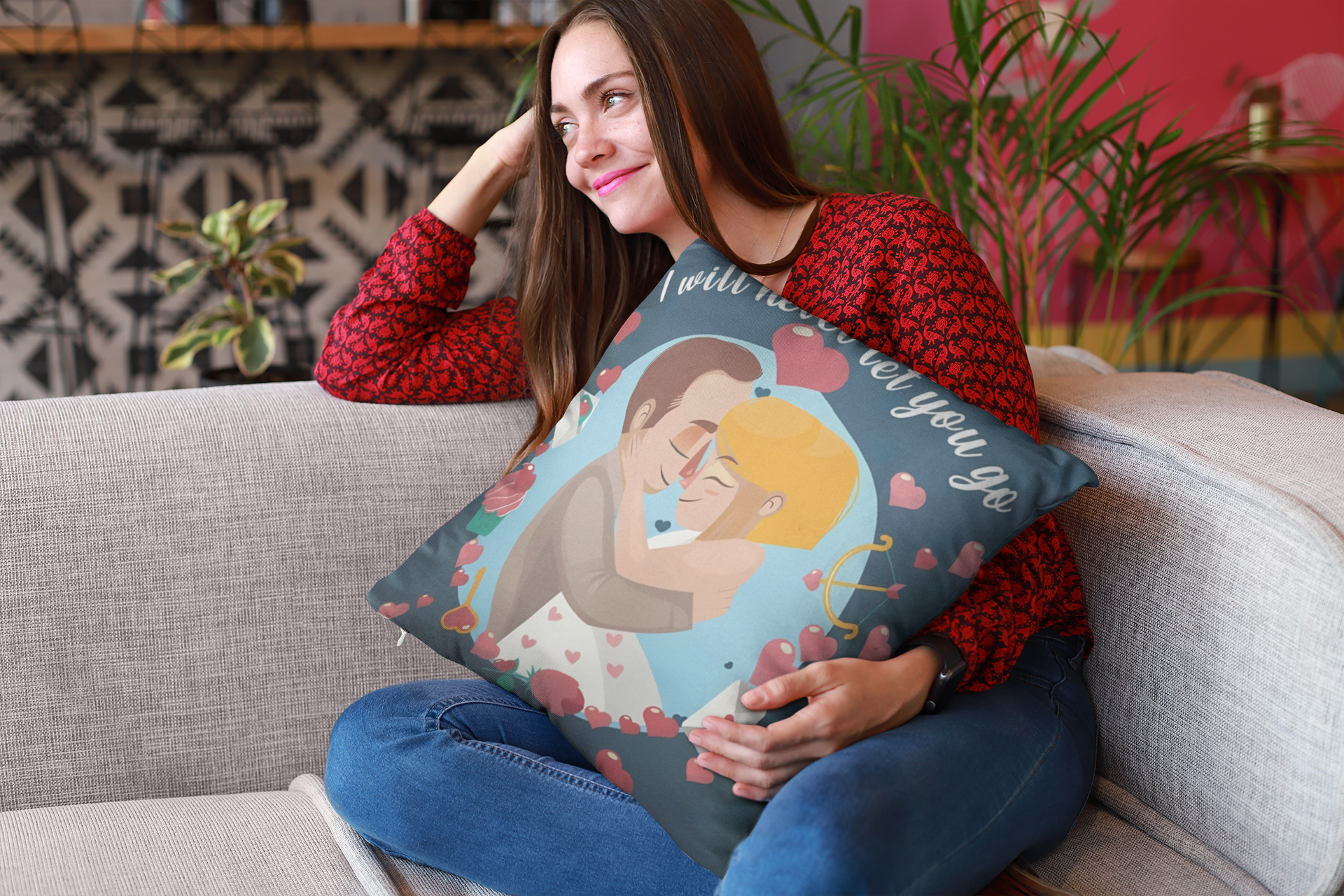 mockup-of-a-happy-girl-holding-a-pillow-sitting-on-a-sofa-23607