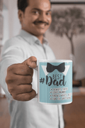 Best Dad Personalised Ceramic Coffee Mug - Gift for Father