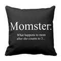 Momster Cushion Cover - Funny Personalised Mom Gift