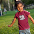 Never Tired Girl Printed Cotton Kids T-Shirt