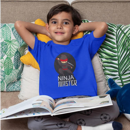 ninja master printed Boy's T Shirt