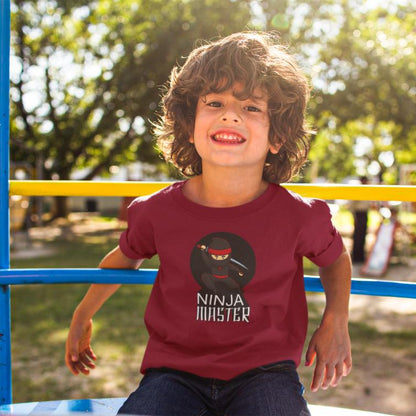ninja master printed Boy's T Shirt