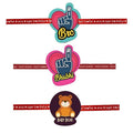 No.1 Bro No.1 Bhabhi & Baby Bear Family Rakhi Pack of 3
