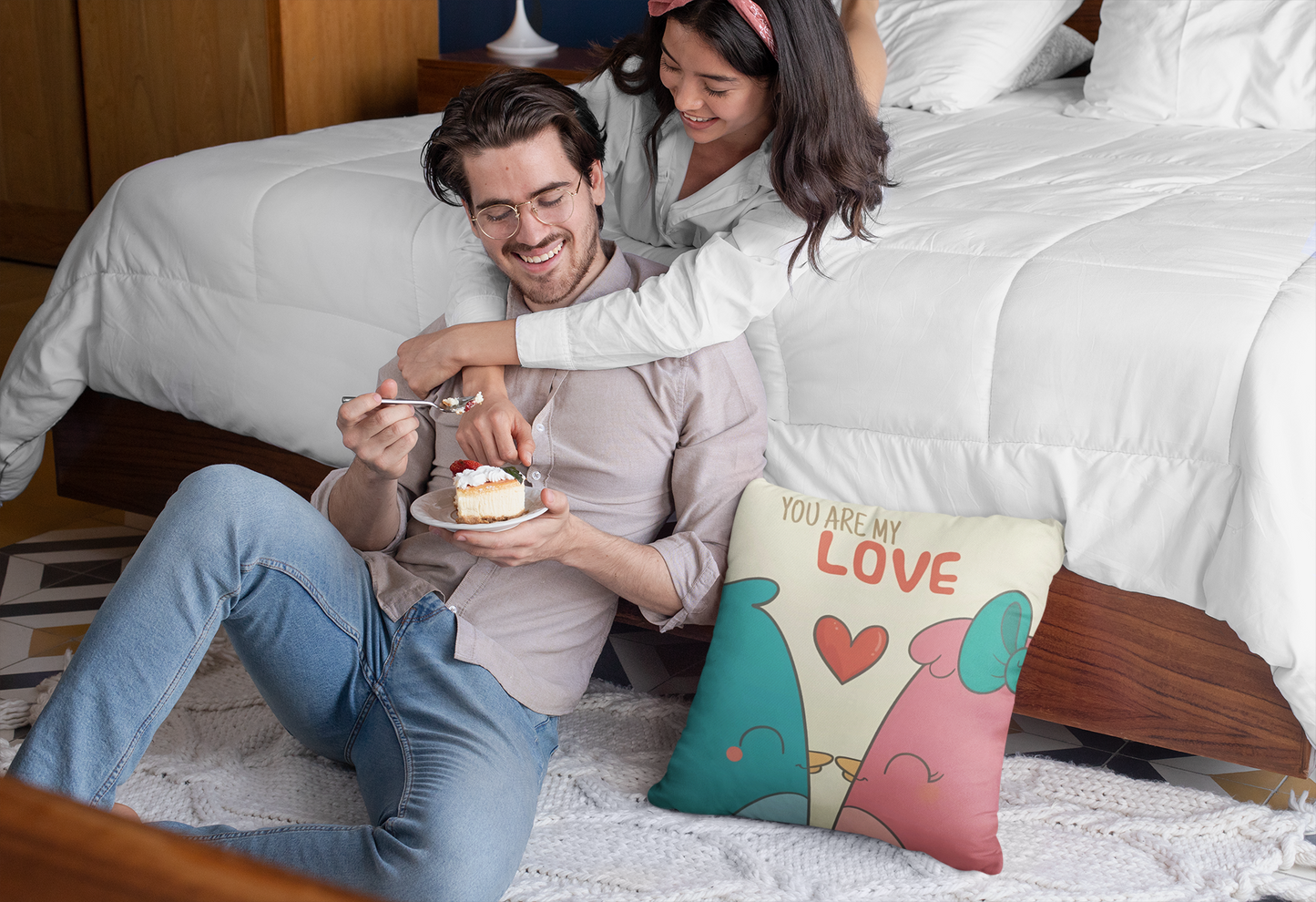 pillow-mockup-of-a-couple-eating-a-pie-in-the-bedroom-29018