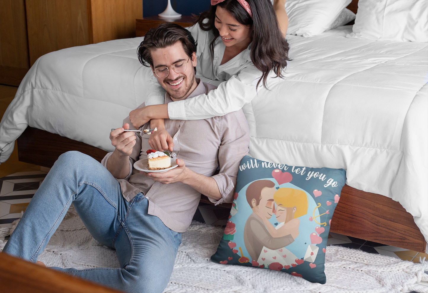 pillow-mockup-of-a-couple-eating-a-pie-in-the-bedroom-29018