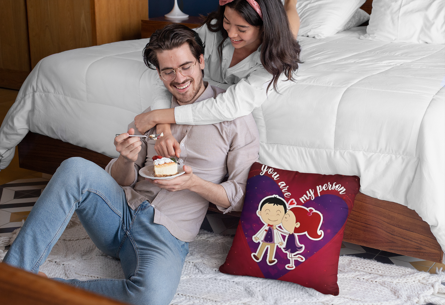 pillow-mockup-of-a-couple-eating-a-pie-in-the-bedroom-29018
