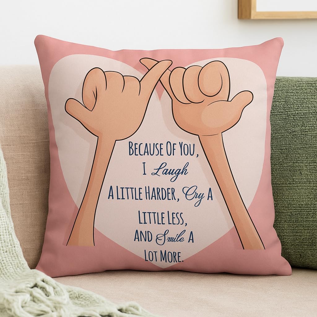 pinky promise cushion