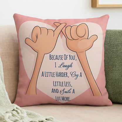 pinky promise cushion