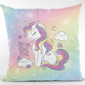 Unicorn Cushion with Filler - Dream Come True Kids Gift, 12x12