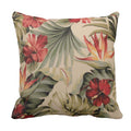 Canvas Cotton Cushion Cover - Multicolour Abstract, 16x16 Inch