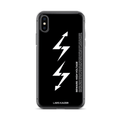 Black Lightning Pattern Phone Case - Sleek Bold Cover
