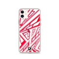 Fragment Pattern Phone Case - Red Geometric Cover