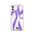 White Purple Pattern Phone Case - Soft Abstract Cover