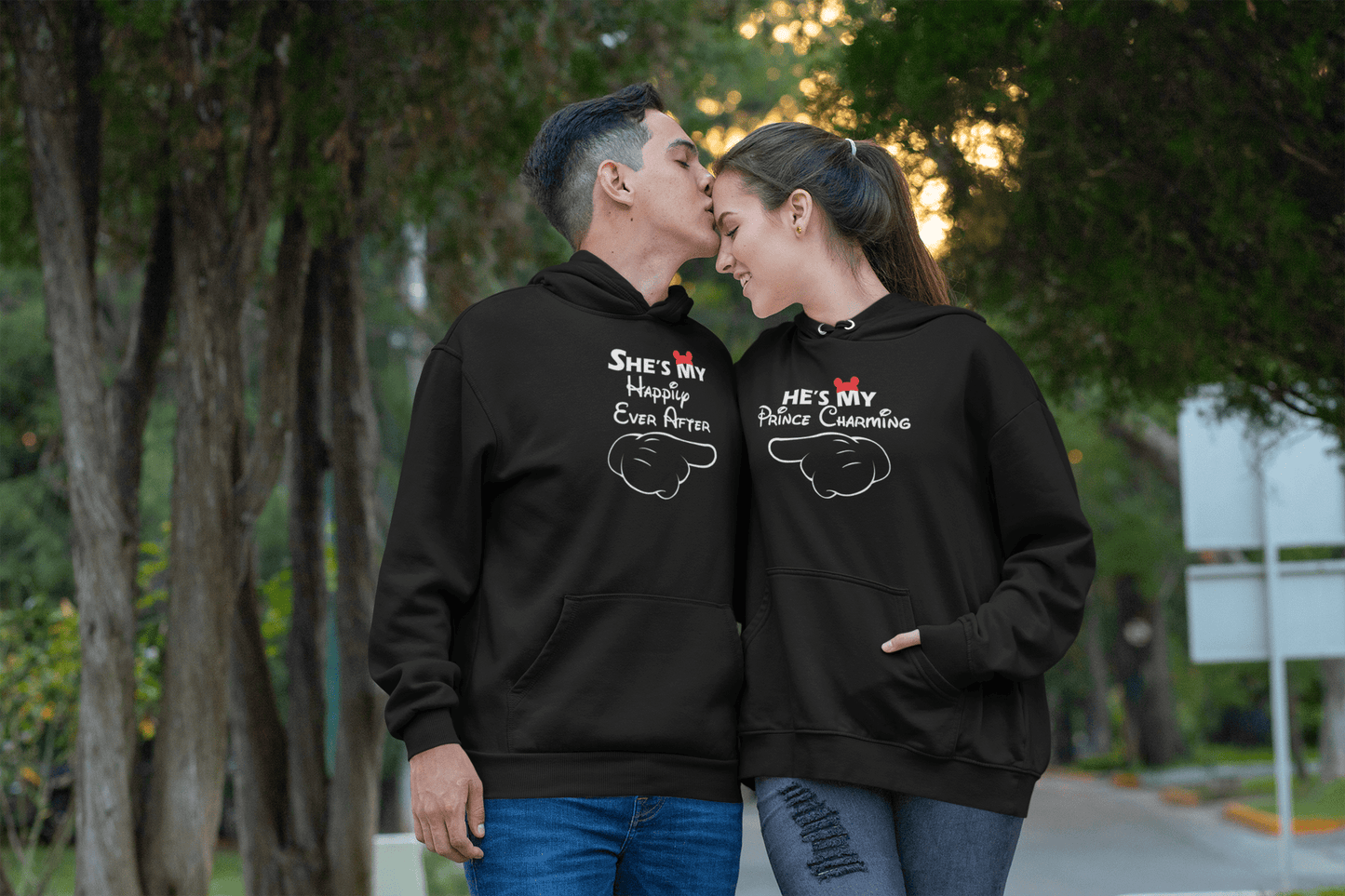 Happily-Ever-After-Couple-sweatshirts-black