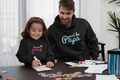 Papa Ki Pari Family Hoodies Set for Dad and Daughter