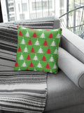 Christmas Tree Pattern Cushion Cover for Festive Home Decor