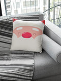 Santa Face Christmas Cushion Cover - Festive Home Decor