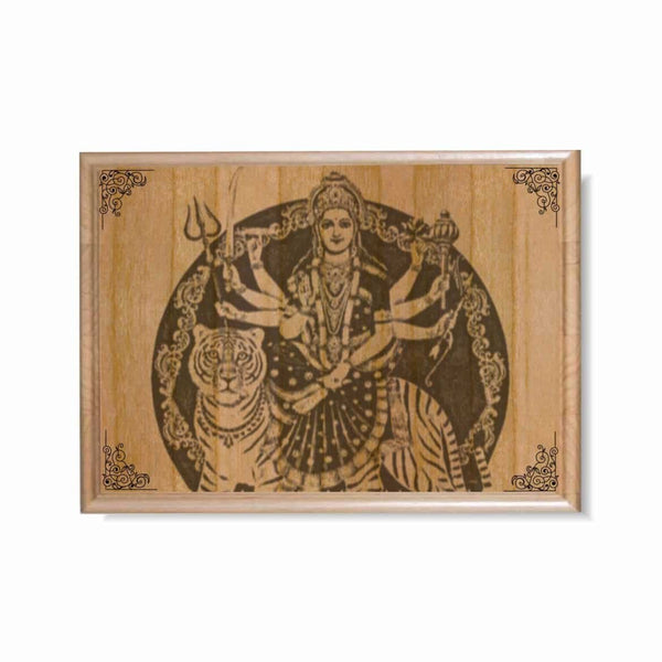 shri-mata-vaishno-devi-Wooden-plaque
