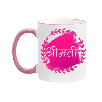 shrimati-pink-rim-handle-Coffee-Mug