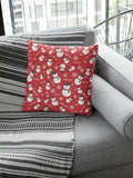 Christmas Cushion Cover - Little Snowman Pattern