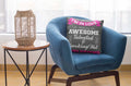Personalised Cushion Cover Smoking Hot Girlfriend Valentine Gift