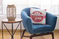 I Found My Paradise Personalised Couple Cushion Cover
