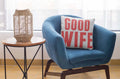 Good Wife Printed Cushion Cover for Her - Personalised Valentine Gift