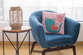 Cute Cat Love Personalised Cushion Cover for Couples - Valentine