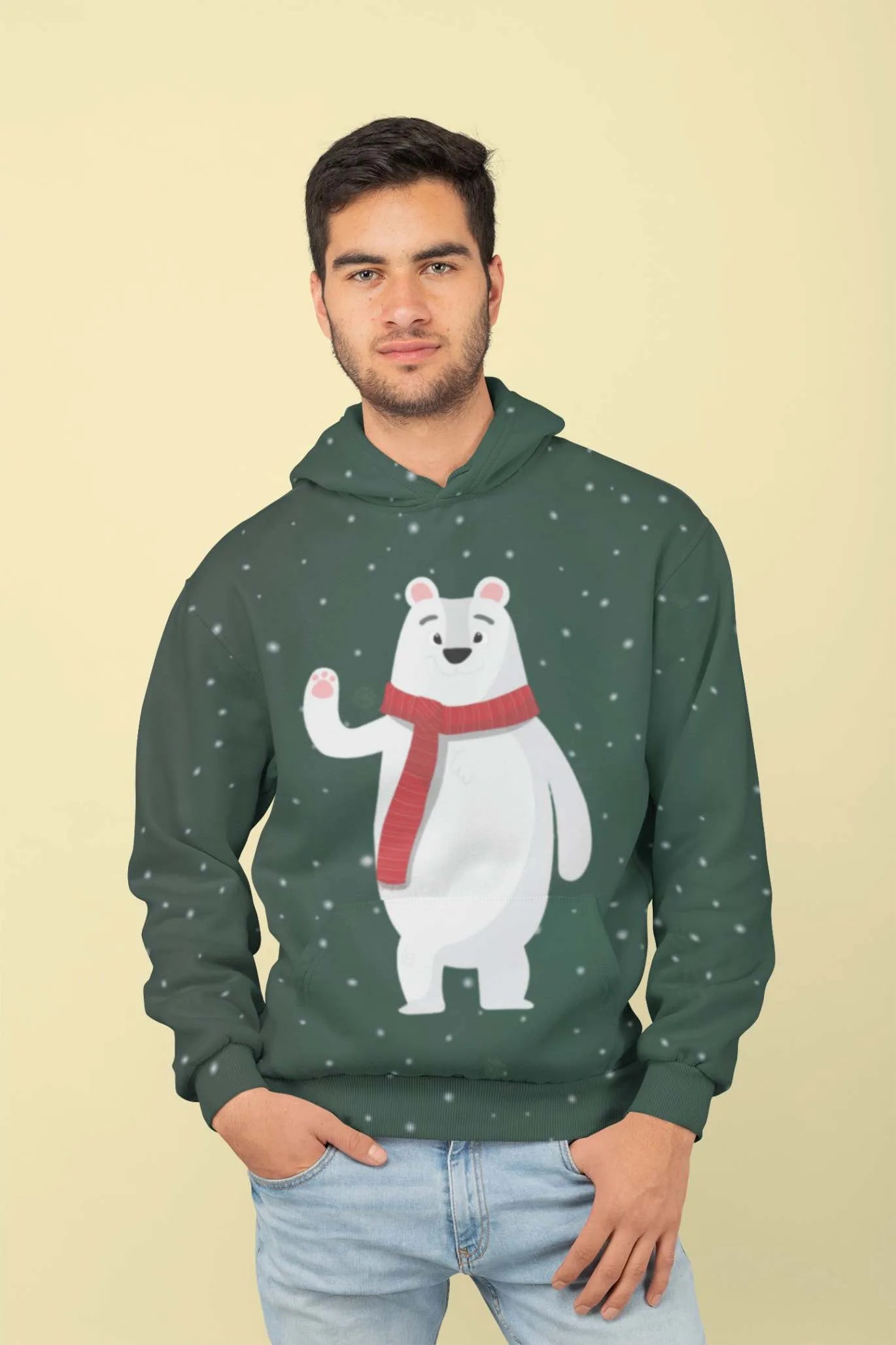 Green-White-bear