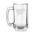 Super Didi Engraved Beer Mug with Coaster - Gift for Sister