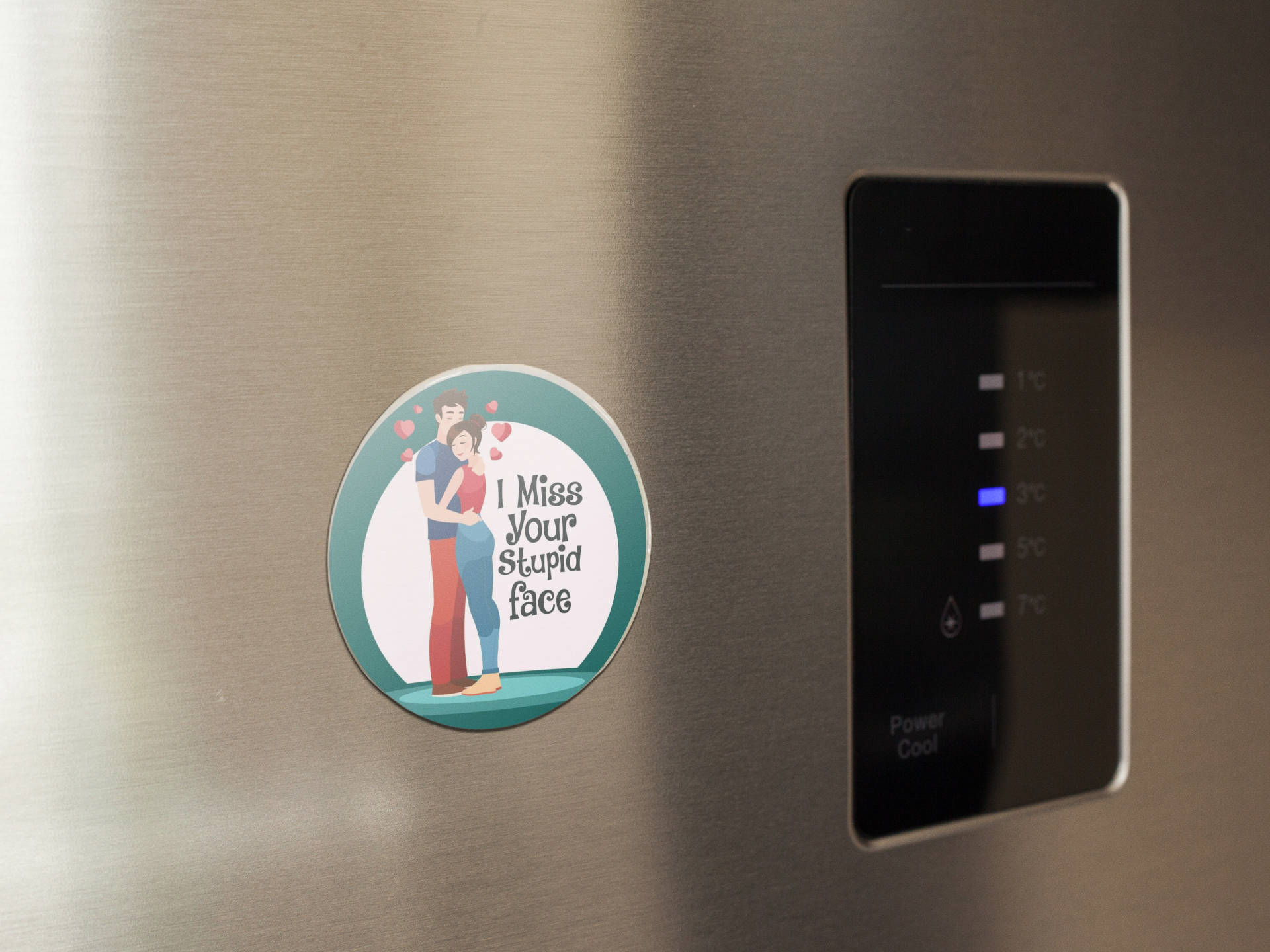template-of-a-magnet-on-a-fridge-door-a14791