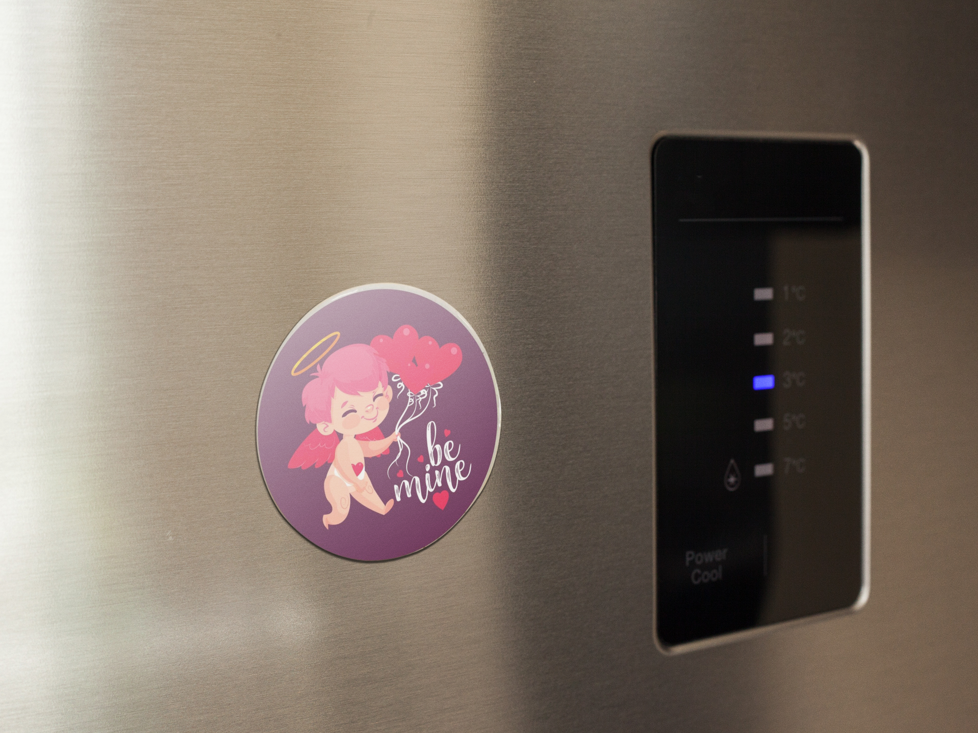 template-of-a-magnet-on-a-fridge-door-a14791