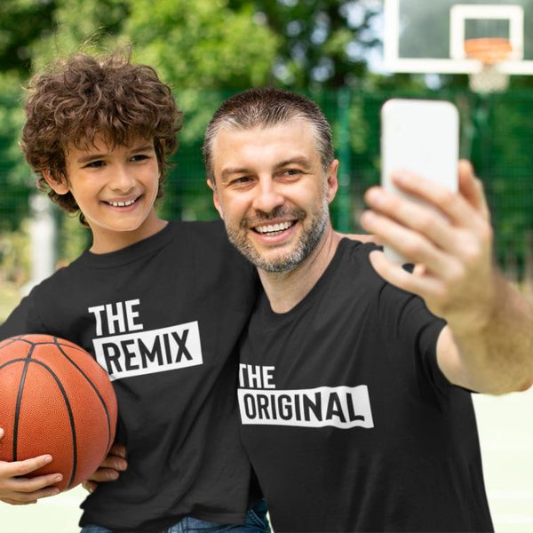 The Original Remix Dad and Kid T-shirts