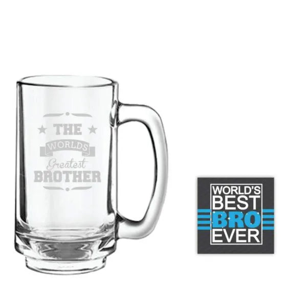 Worlds Greatest Brother Beer Mug